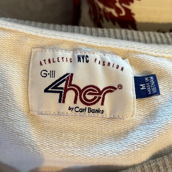 NY Giants womens size Medium French terry sweatshirt -very soft - Picture 3 of 4